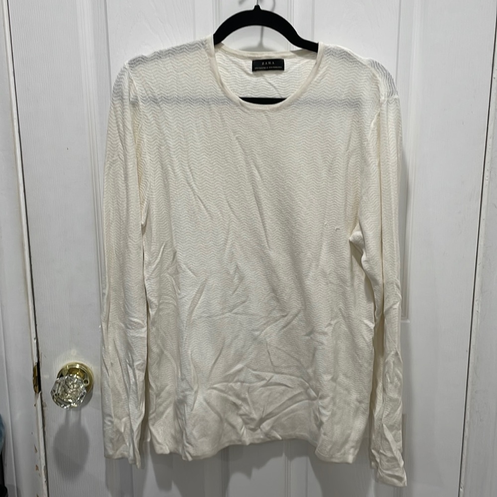 Cream/Off White Zara Blouse